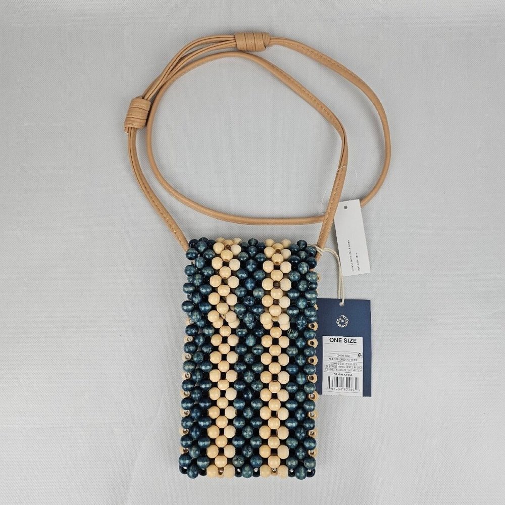 NWT Universal Thread Beaded Crossbody Purse Bag Beach Summer Phone Caddy Travel